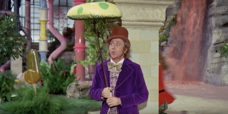 An image of Willy Wonka for the "Reimagining The World of Wellness" article