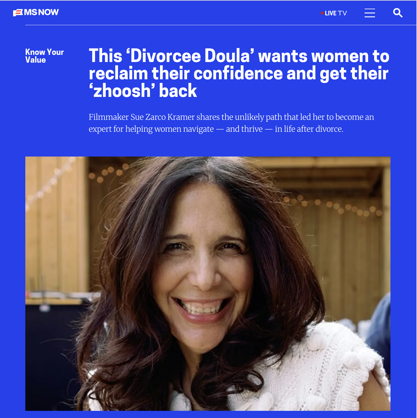 Sue Zarco Kramer for Women's Herstory Month by Outfront Media's Lifted Up campaign